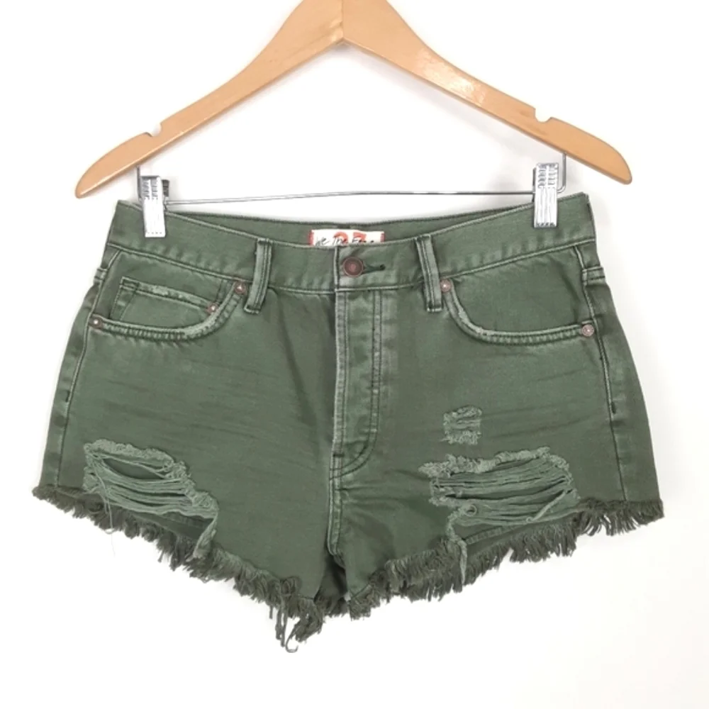 Free People | Good Vibrations Short in Sage_4
